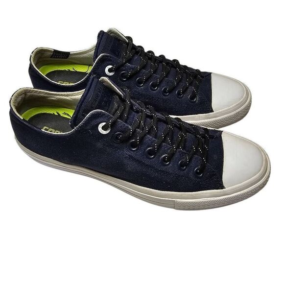 Converse Chuck Taylor Navy Blue  Cordura Fabric Low-top Lace-up Size womens 11 m - Picture 1 of 9
